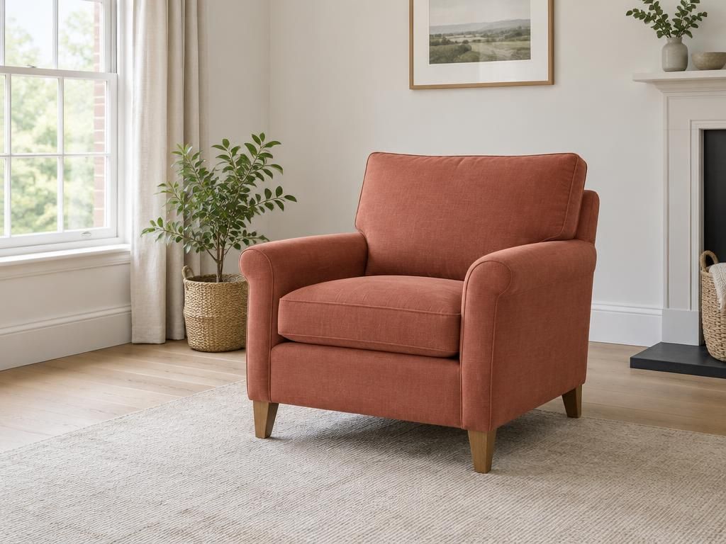 Armchair cushions in existing upholstered covers