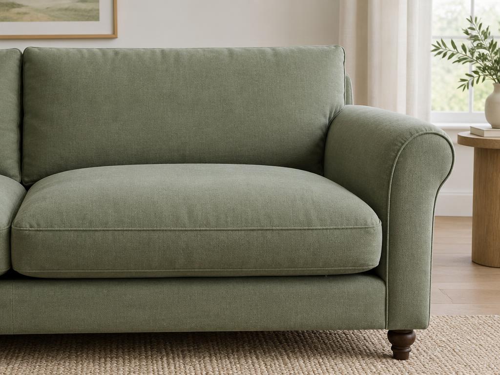Sofa seat cushions in existing upholstered covers